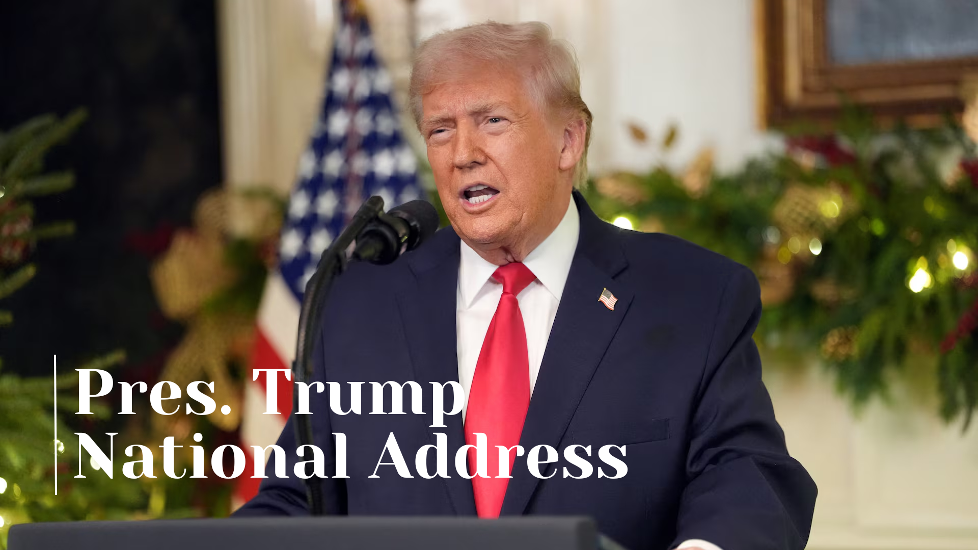 Trump Speech Today