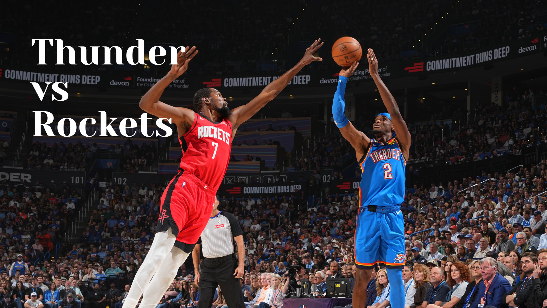 Thunder vs Rockets