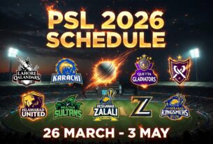 PSL Schedule 2026